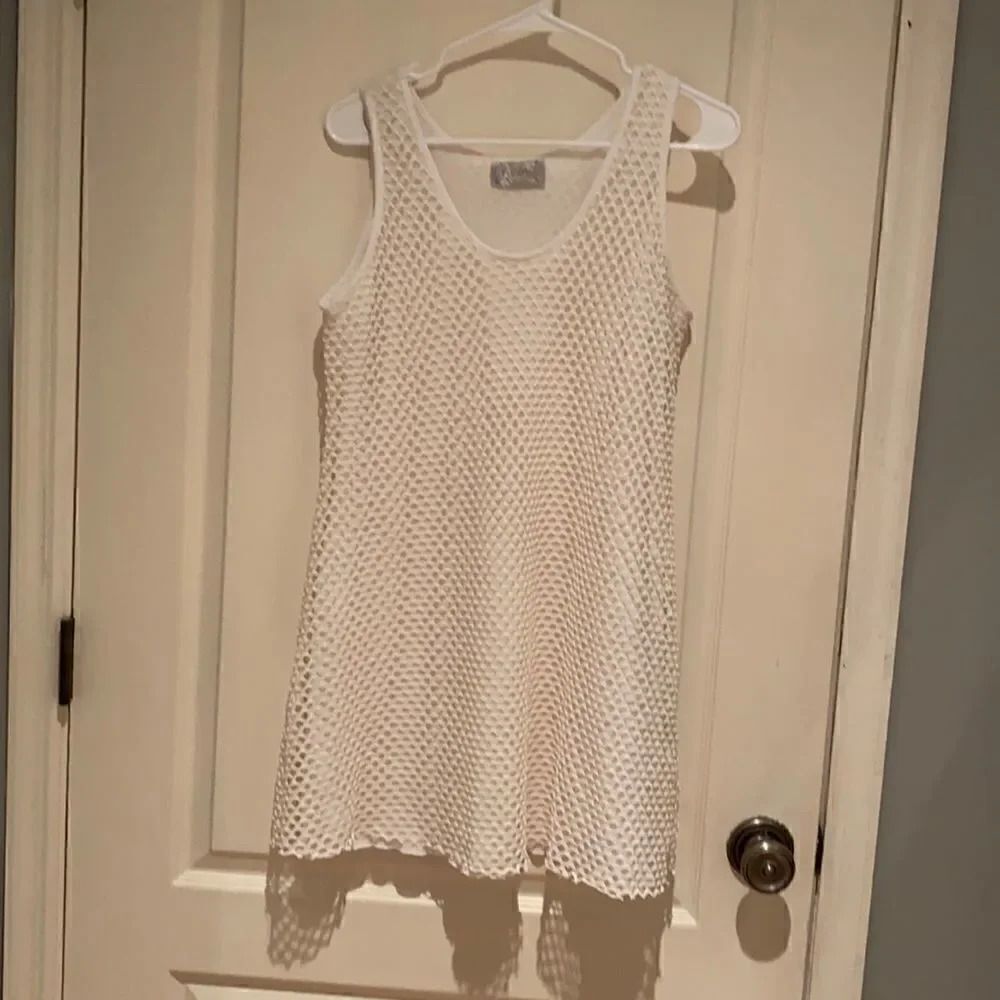 J Valdi mesh slip dress/coverup M